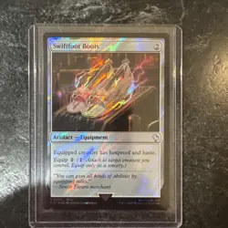 Swiftfoot Boots Surge Foil - FIC 0361 NM - MTG Magic - Image 1