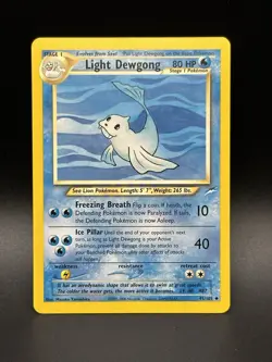 Light Dewgong 45/105 Pokemon Neo Destiny NM - 0075 - Image 1