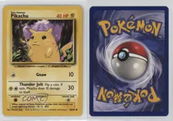 Pikachu Pokemon Base Set #58 1999 13un - Image 3