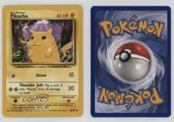 Pikachu Pokemon Base Set #58 1999 13un - Image 3