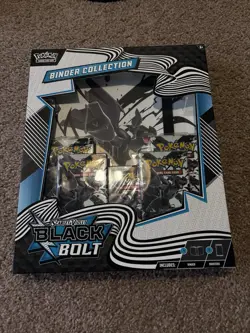 Pokemon Trading Card Game Scarlet & Violet Black Bolt Binder Collection New - Image 1