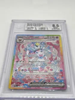 BGS 8.5 Near Mint Sylveon ex SIR 156/131 2025 Pokemon Prismatic Evolution Becket - Image 2