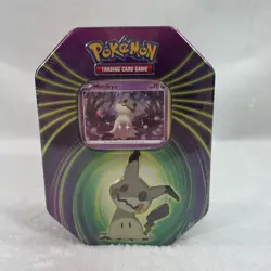 New MIMIKYU Pokemon 2021 Tin FACTORY SEALED 3 Booster Packs + Promo HOLO - Image 1