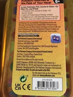 Pokemon 151 Kairyu Windy Mini Can Tin JPN Limited Edition Rare Model VHTF Anime - Image 2