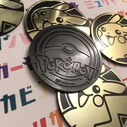 5 Pcs Pokemon Pikachu Jumbo Coin JPN Limited Edition Rare Model VHTF Anime Tradi - Image 2