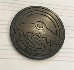 2 Pokemon Gabrias Coin JPN Limited Edition Rare Model VHTF Anime Trading Cards C - Image 2