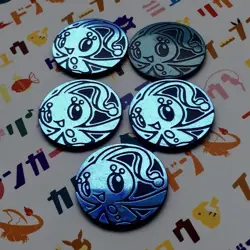 5 Pcs Pokemon Manaphy Coins JPN Limited Edition Rare Model VHTF Anime Trading Ca - Image 1