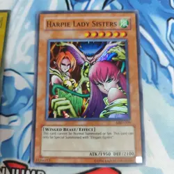 Yugioh English Harpie Lady Sisters MRD Super Rare Faded Played Original - Image 4