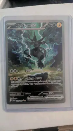 Zekrom ex SAR 166/086 sv11B Black Bolt Pokemon Card English Scarlet Violet NM - Image 1
