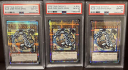 Yugioh Blue-Eyes White Dragon Ukiyo-e PSA 10 Consecutive Serial Numbers - Image 1