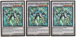 3x Stardust Charge Warrior - (MAGO-EN029 - 1st Ed - Gold Rare) - NM - Yugioh - Image 1