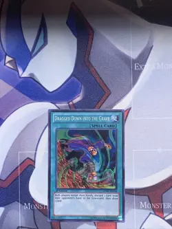Yugioh! Dragged Down into the Grave LCYW-EN174 Super Rare 1st Ed - Image 1