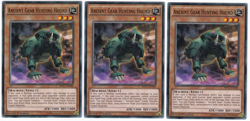 3x Ancient Gear Hunting Hound - (MP17-EN180 - 1st Ed - Common) - NM - Yugioh - Image 1