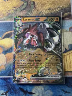 Pokemon TCG Scarlet & Violet Paldea Evolved Lycanroc EX Double Rare Card 117/193 - Image 1
