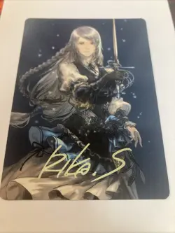 Jill, Shiva's Dominant Art Card (Gold-Stamped Signature) FINAL FANTASY Art Serie - Image 2