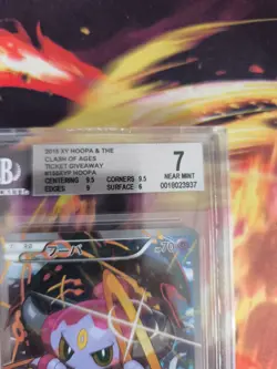 Pokemon Card Hoopa Movie Promos XY Clash Of Ages Holo Japanese BGS Beckett 7 - Image 4