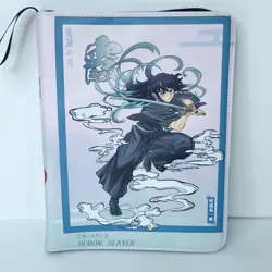 Demon Slayer Muichiro Card Binder 3-Ring Anime Waifu Redemption Folder - Image 1