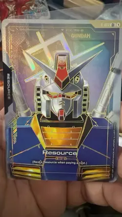 Gundam Card Game R-002 C++ Resource (English) RX-78 TCG Rare Foil Newtype Rising - Image 1
