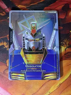 Gundam Card Game R-002 C++ Resource (English) RX-78 TCG Rare Foil Newtype Rising - Image 2
