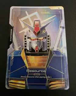 Gundam Card Game R-002 C++ Resource (English) RX-78 TCG Rare Foil Newtype Rising - Image 1