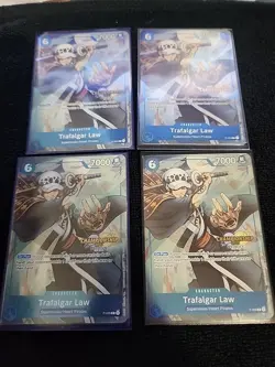 One Piece Card Game - 4 X Trafalgar Law P-009 CS 2023 Celebration Pack OPTCG - Image 1