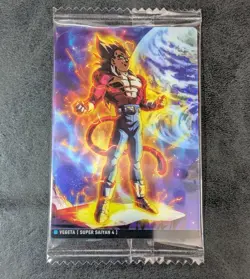 ++ Dragon Ball itajaga card Vegeta SS4 7-18 R Japanese - Image 1