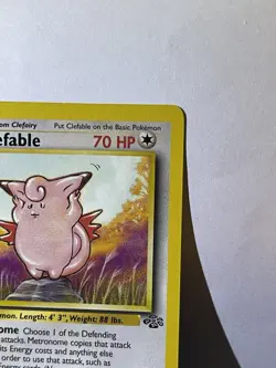 1999 Clefable Pokemon Card Jungle 17/64 TCG WoTC - Image 5