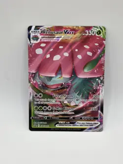 Venusaur Vmax SWSH102 NM Full Art Promo Rare Pokemon Card Regular Size - Image 1