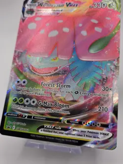 Venusaur Vmax SWSH102 NM Full Art Promo Rare Pokemon Card Regular Size - Image 3