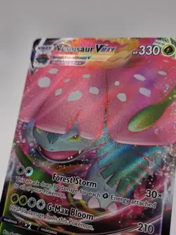 Venusaur Vmax SWSH102 NM Full Art Promo Rare Pokemon Card Regular Size - Image 5