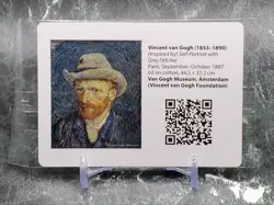 ARS10 Van Gogh Pikachu with Grey Felt Hat SVP EN 085 Promo Pokemon Card English - Image 3