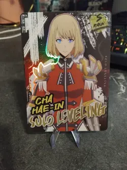Solo Leveling Cha Hae-In S Rank Holo Trading Card (SL1E-073) - Anime TCG Collect - Image 1