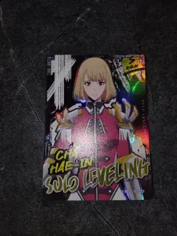 Solo Leveling Cha Hae-In S Rank Holo Trading Card (SL1E-073) - Anime TCG Collect - Image 2