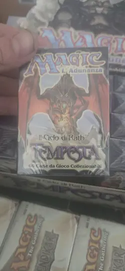 box of 12 sealed Italian mtg magic the gathering 75 card tournament deck packs - Image 2