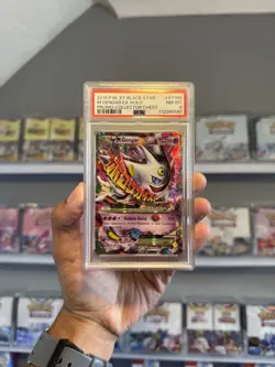 M Gengar EX XY166 Holo Black Star Promo Card *LOW POP 413*- PSA 8 - Image 1