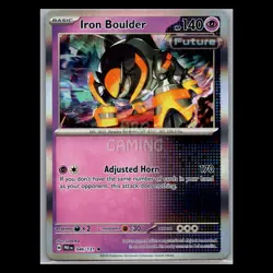 Prismatic Evolutions - Iron Boulder - 046/131 - Holo Rare - TCG Pokemon Card - Image 1