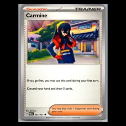 Prismatic Evolutions - Carmine - 103/131 - TCG Pokemon Card - Image 1