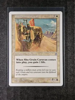 Shu Grain Caravan #26 Portal Three Kingdoms WOTC MtG PTK P3K LP English (2/2) - Image 1