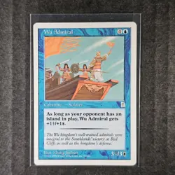 Wu Admiral #57 Portal Three Kingdoms WOTC MtG PTK P3K LP English (2/2) - Image 1
