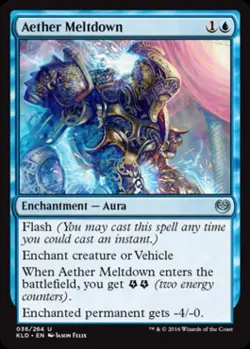 Aether Meltdown -Foil Light Play MTG Kaladesh - Image 1
