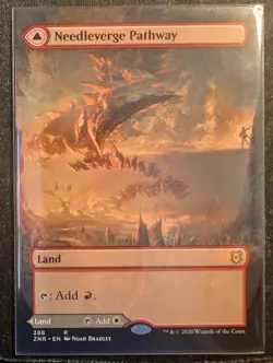 Needleverge Pathway / Pillarverge Pathway - Borderless - Zendikar Rising (MTG) - Image 1