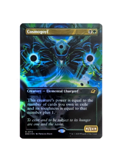 Cosmogoyf R 0313 Borderless Full Art Foil MTG Edge Of Eternities EOE EN NM/M - Image 1