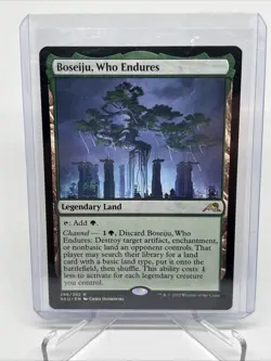 MTG Boseiju, Who Endures 266 Rare Kamigawa Neon Dynasty - Image 1