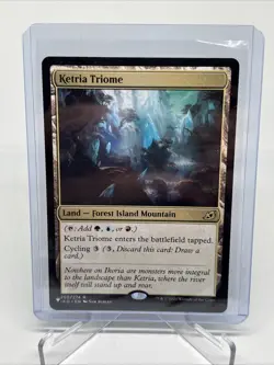 MTG 1x Ketria Triome # 250 Ikoria: Lair of Behemoths Magic the Gathering x1 NM - Image 1