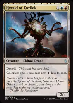 Herald of Kozilek - Light Play MTG Battle for Zendikar - Image 1