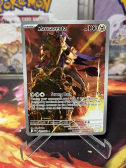 Zamazenta 201/182 Illustration Rare Destined Rivals Holo IR Pokemon TCG NM/MINT - Image 1
