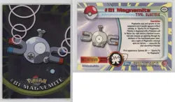 Magnemite Silver Foil Topps Pokemon TV Animation Edition Series 2 #81 2000 0x9e - Image 3