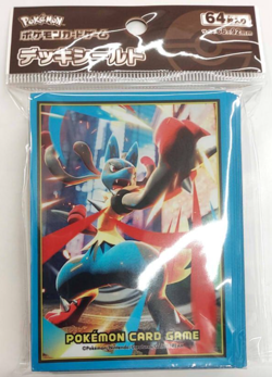 Mega Lucario 64 Sleeves Japanese Pokemon Official Deck Shield Sealed TCG New - Image 1
