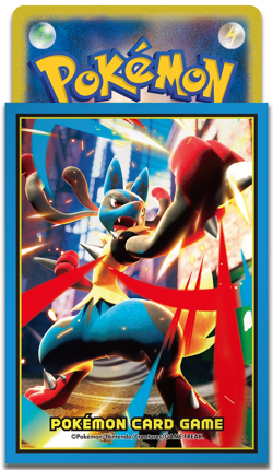 Mega Lucario 64 Sleeves Japanese Pokemon Official Deck Shield Sealed TCG New - Image 2