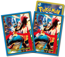 Mega Lucario 64 Sleeves Japanese Pokemon Official Deck Shield Sealed TCG New - Image 3
